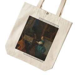 تت بگ متقال طرح دختری پشت ساز ویرژینال از ورمر