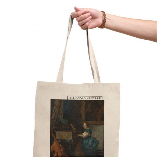 تت بگ متقال طرح دختری پشت ساز ویرژینال از ورمر