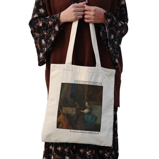 تت بگ متقال طرح دختری پشت ساز ویرژینال از ورمر