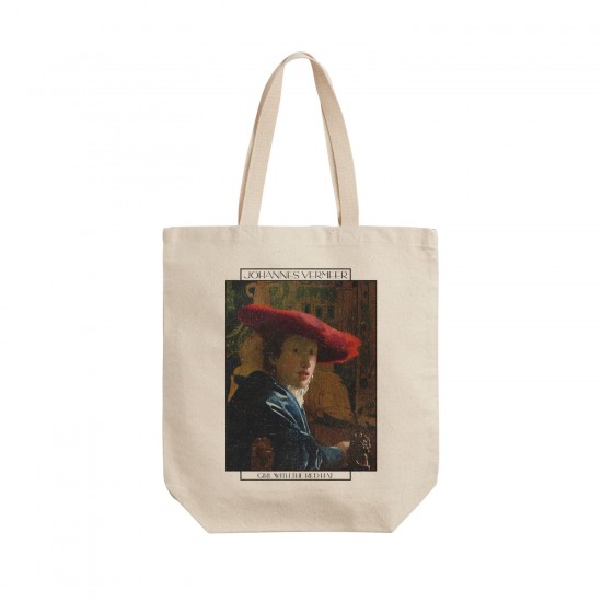 تت بگ متقال طرح دختری با کلاه قرمز از ورمر