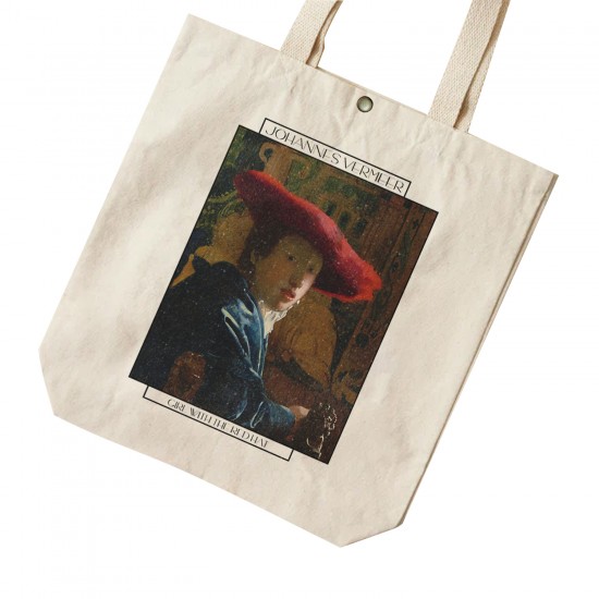 تت بگ متقال طرح دختری با کلاه قرمز از ورمر