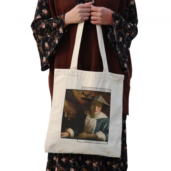 تت بگ متقال طرح دختری با فلوت از ورمر