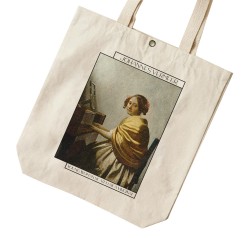 تت بگ متقال طرح زن جوان پشت ساز ویرژینال از ورمر