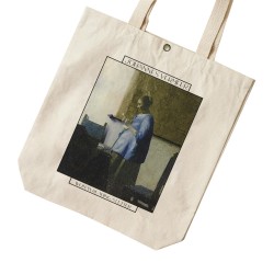 تت بگ متقال طرح زنی در حال خواندن نامه از ورمر