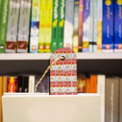 نشان کتاب طرح ۱۰۰ قوطی از وارهول