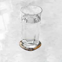 زیر لیوانی طرح دسته گل از دالی