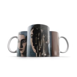 ماگ طرح راز دوگانه از ماگریت