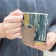 ماگ طرح شکاف نقره ای از ماگریت