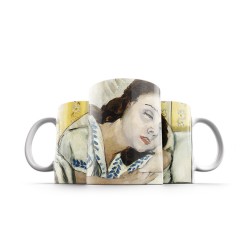 ماگ طرح پرتره مارگریت خوابیده از ماتیس