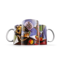 ماگ طرح طبیعت بی جان با جمجمه گاو از پیکاسو