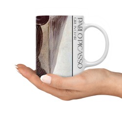 ماگ طرح دختر روی صندلی از پیکاسو