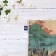 کادوپیچ پارچه‌ ای طرح بر اساس شعری از سارومارو دایو از هوکوسای