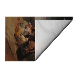 کادوپیچ پارچه‌ ای طرح تجمع جادوگران از گویا