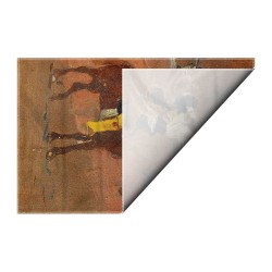 کادوپیچ پارچه‌ ای طرح پیکادور زرد رنگ از پیکاسو