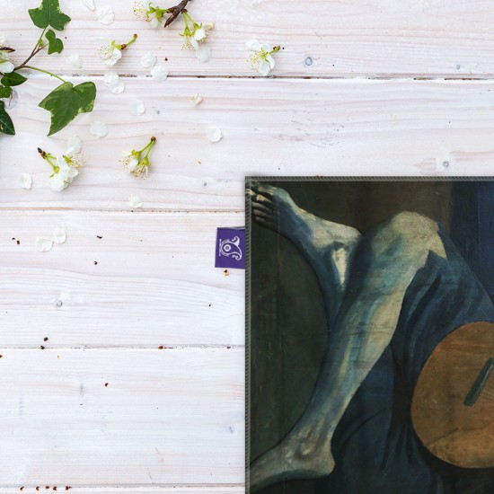 کادوپیچ پارچه‌ ای طرح پیرمرد گیتاریست از پیکاسو