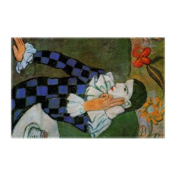 کادوپیچ پارچه‌ ای طرح تردست نشسته از پیکاسو