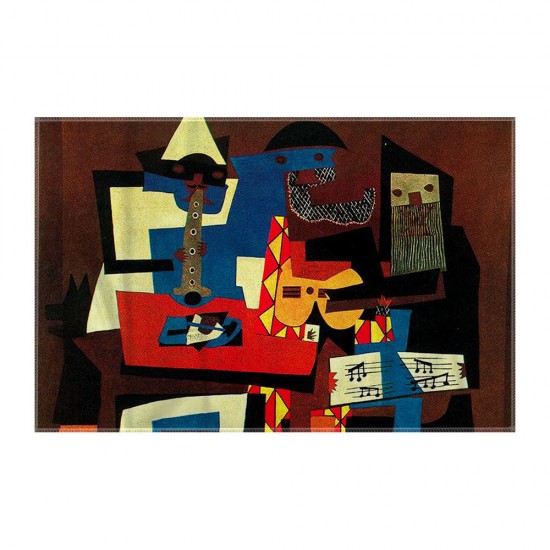 کادوپیچ پارچه‌ ای طرح نوازنده ها با ماسک از پیکاسو