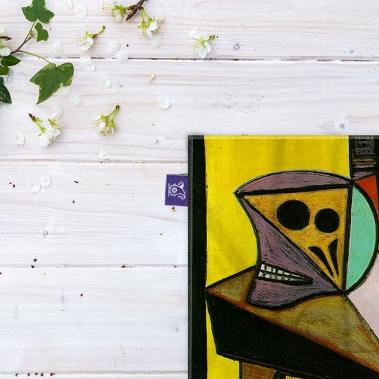 کادوپیچ پارچه‌ ای طرح اسکلت و پارچ از پیکاسو