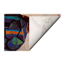 کادوپیچ پارچه‌ ای طرح نیم تنه یک زن از پیکاسو