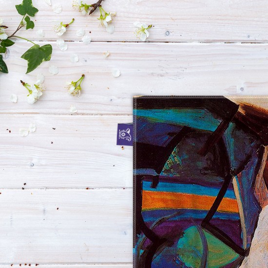 کادوپیچ پارچه‌ ای طرح نیم تنه یک زن از پیکاسو