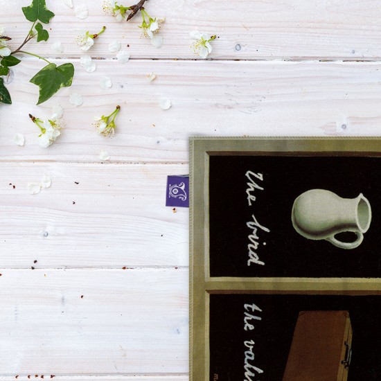 کادوپیچ پارچه‌ ای طرح کلید رویاها از ماگریت