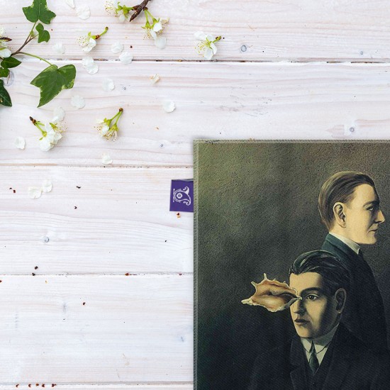 کادوپیچ پارچه‌ ای طرح اشیا آشنا از ماگریت