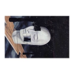 کادوپیچ پارچه‌ ای طرح چهره نابغه از ماگریت