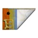 کادوپیچ پارچه‌ ای طرح وضعیت انسانی از ماگریت