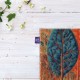 کادوپیچ پارچه‌ ای طرح آتش از ماگریت