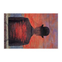 کادوپیچ پارچه‌ ای طرح جبران شاعر از ماگریت