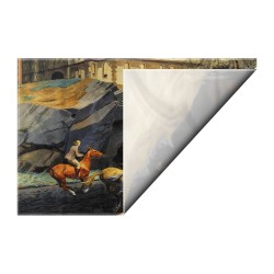 کادوپیچ پارچه‌ ای طرح مسیر رام کردن از هاپر