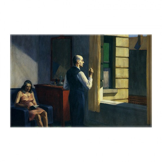 کادوپیچ پارچه‌ ای طرح هتلی کنار راه آهن از هاپر