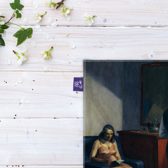 کادوپیچ پارچه‌ ای طرح هتلی کنار راه آهن از هاپر