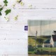کادوپیچ پارچه‌ ای طرح تپه و خانه ها از هاپر