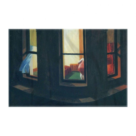 کادوپیچ پارچه‌ ای طرح پنجره های شبانه از هاپر