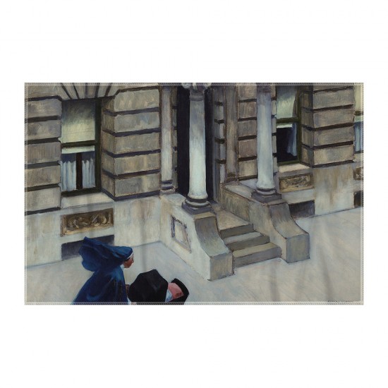 کادوپیچ پارچه‌ ای طرح پیاده روها نیویورک از هاپر