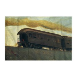 کادوپیچ پارچه‌ ای طرح قطار راه آهن از هاپر