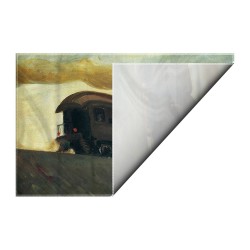 کادوپیچ پارچه‌ ای طرح قطار راه آهن از هاپر