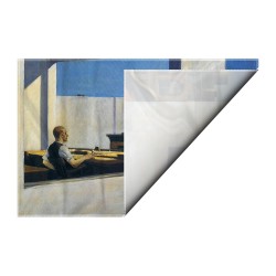 کادوپیچ پارچه‌ ای طرح اداره ای در یک شهر کوچک از هاپر