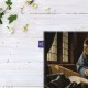 کادوپیچ پارچه‌ ای طرح جغرافی دان از ورمر