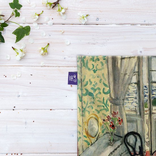 کادوپیچ پارچه‌ ای طرح زنان روی مبل از ماتیس