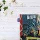 کادوپیچ پارچه‌ ای طرح نمای داخلی با گلدان رومی از ماتیس