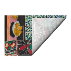 کادوپیچ پارچه‌ ای طرح نمای داخلی با پرده مصری از ماتیس