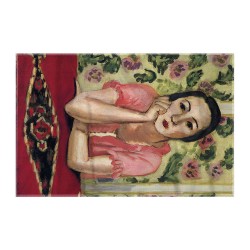 کادوپیچ پارچه‌ ای طرح پیراهن صورتی از ماتیس