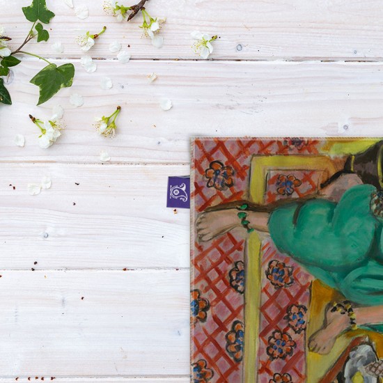 کادوپیچ پارچه‌ ای طرح اودالیسک نشسته از ماتیس
