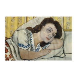 کادوپیچ پارچه‌ ای طرح پرتره مارگریت خوابیده از ماتیس