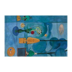کادوپیچ پارچه‌ ای طرح پنجره آبی از ماتیس