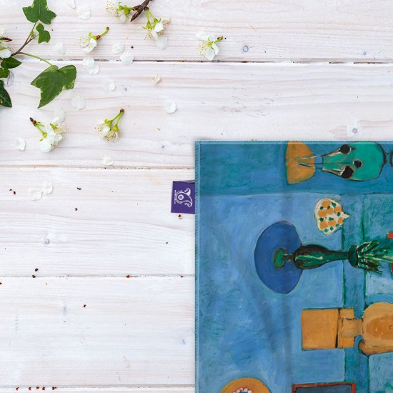 کادوپیچ پارچه‌ ای طرح پنجره آبی از ماتیس