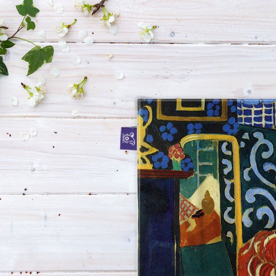کادوپیچ پارچه‌ ای طرح اشیاء بی جان، بادمجان ها  از ماتیس