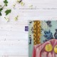 کادوپیچ پارچه‌ ای طرح اشیاء بی جان، سیب روی رومیزی صورتی از ماتیس